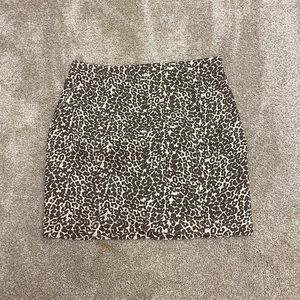 free people cheetah skirt
